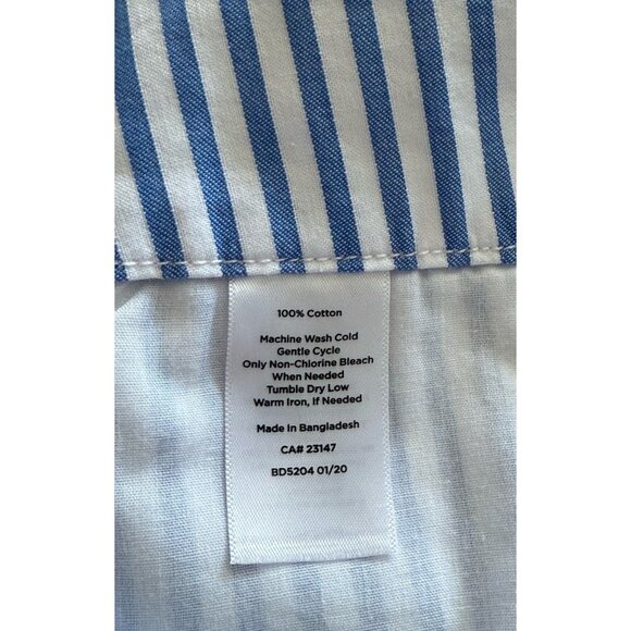 Talbots Plus Nautical Striped Pencil Skirt with Pockets and Belt Loops Sz 14W - Picture 9 of 10